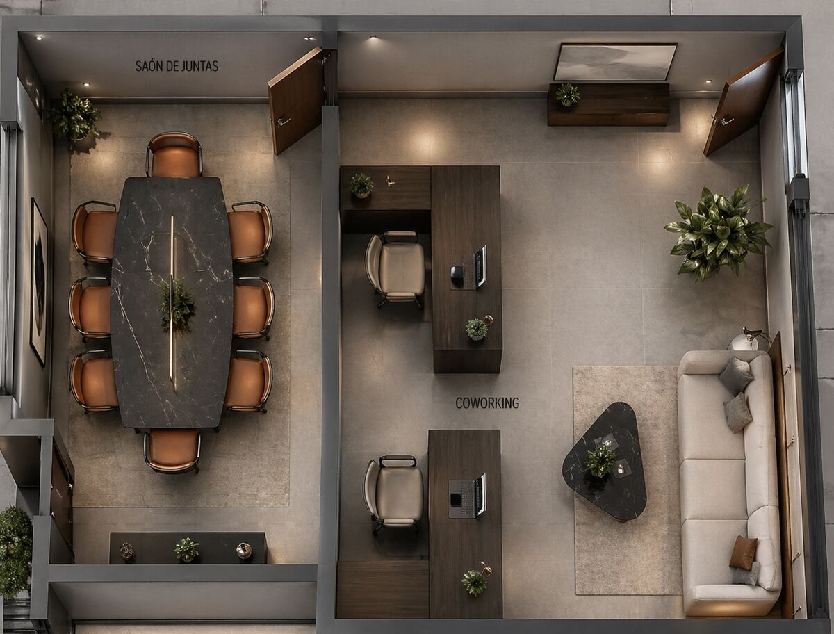 Coworking y salón de juntas
